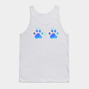 Cat + cat | French play on words Tank Top
